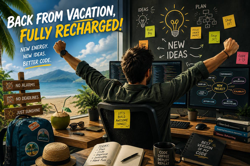 Back from vacation